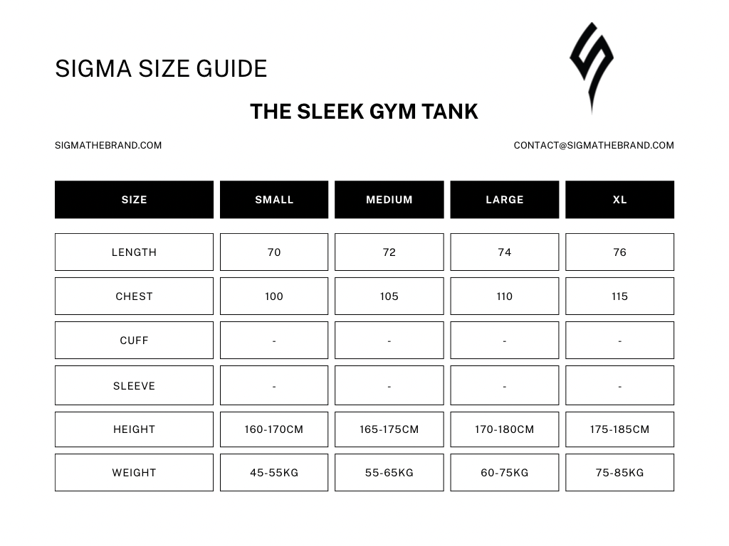 The Sleek Gym Tank - Sigma - 